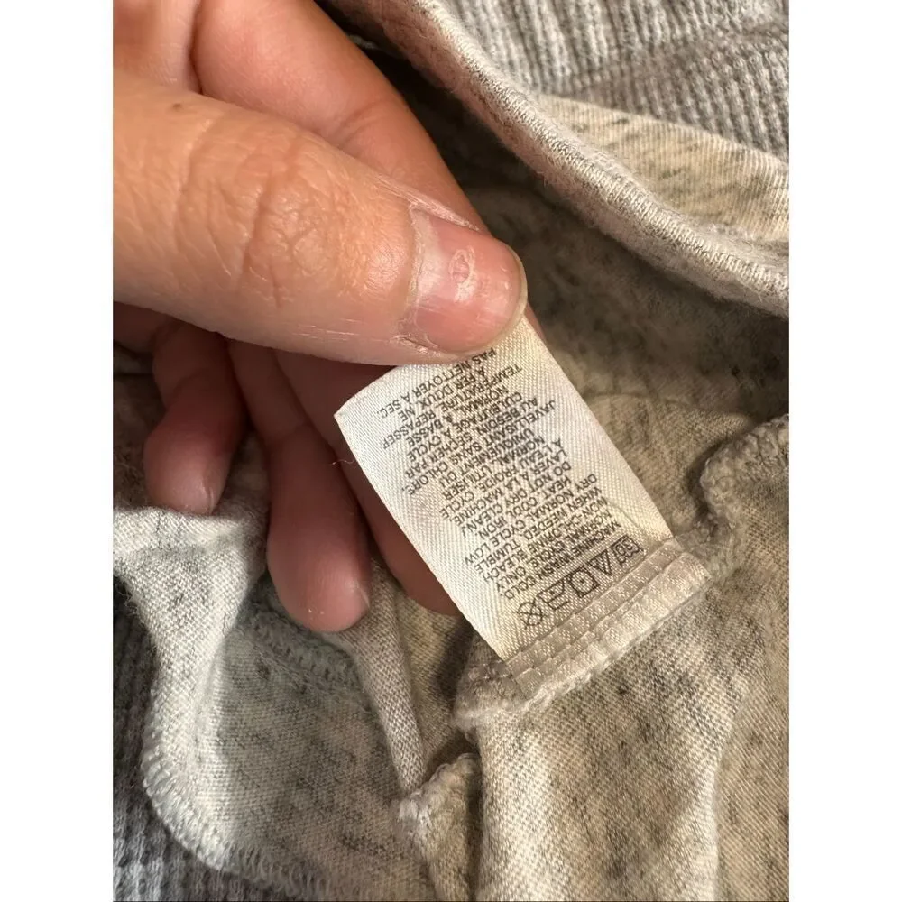 Victoria’s Secret PINK Sleep Shorts Women’s Large Gray Ruffle Hem Lounge Pajama